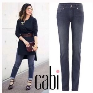 CAbi Slim Boyfriend Grey Jeans. Size 8